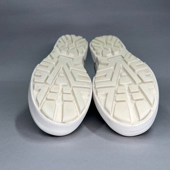 Vans Shoes Women's Size 10 Gray Canvas Slip On Platform Athletic Casual Sneakers - Picture 12 of 13